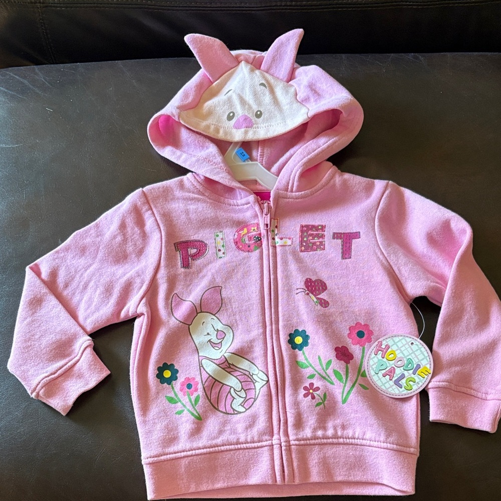 Disney Piglet Pink Kids Hoodie